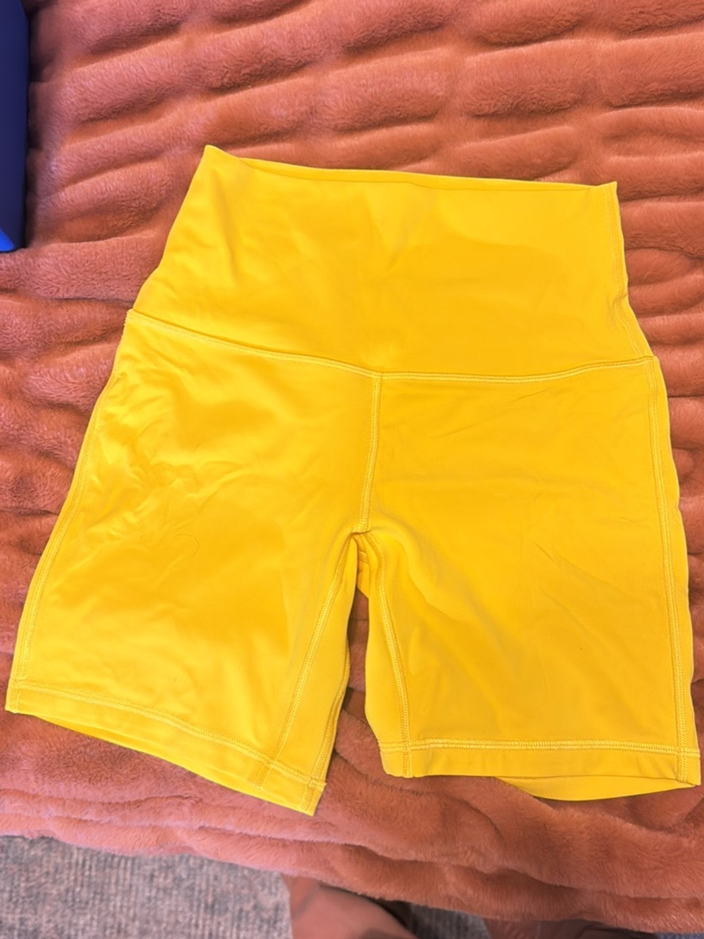 lululemon athletica High-Rise Yellow Athletic Bike Shorts